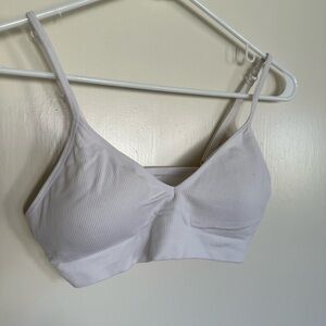 Comfy white cami bra
